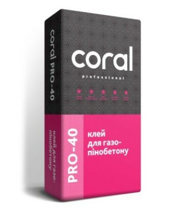 Кладочна суміш Coral PRO 40